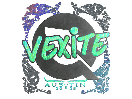 Holo Sticker - vexite (Holo) | Austin 2025