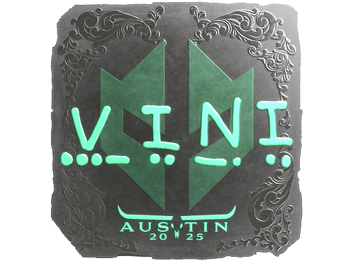 Foil Sticker - VINI (Foil) | Austin 2025