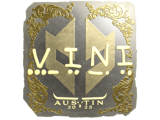 Gold Sticker - VINI (Gold) | Austin 2025