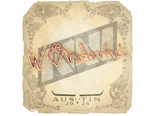 Sticker - w0nderful | Austin 2025