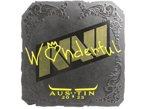 Foil Sticker - w0nderful (Foil) | Austin 2025