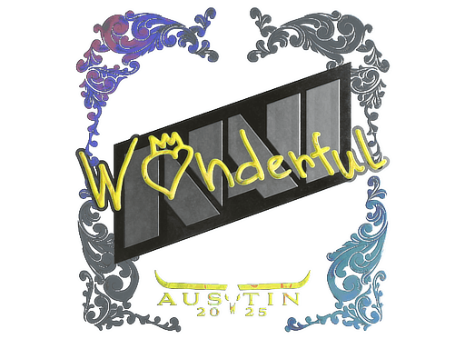 Holo Sticker - w0nderful (Holo) | Austin 2025