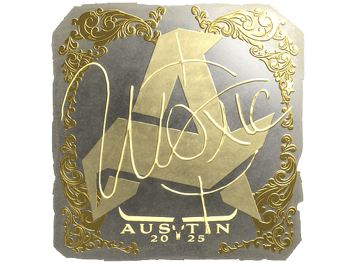 Gold Sticker - woxic (Gold) | Austin 2025