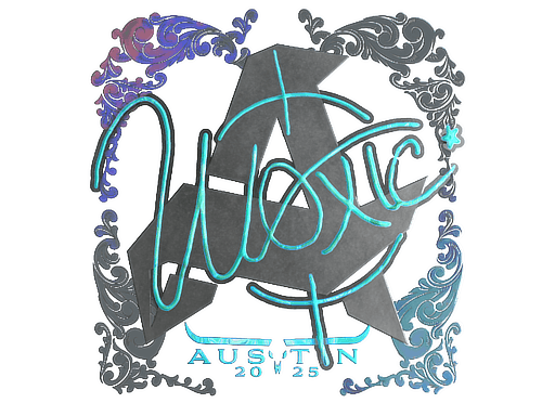 Holo Sticker - woxic (Holo) | Austin 2025