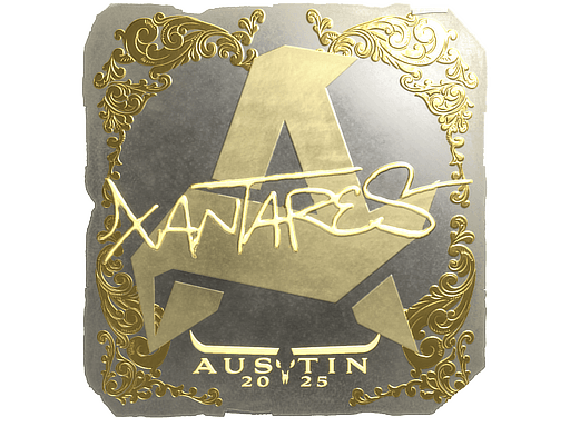 Gold Sticker - XANTARES (Gold) | Austin 2025