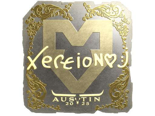 Gold Sticker - xertioN (Gold) | Austin 2025