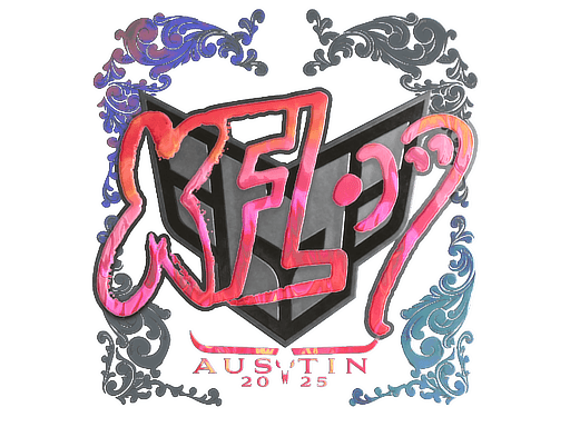 Holo Sticker - xfl0ud (Holo) | Austin 2025