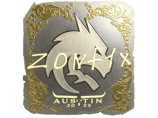 Gold Sticker - zont1x (Gold) | Austin 2025