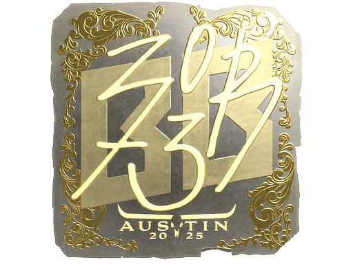 Gold Sticker - zorte (Gold) | Austin 2025