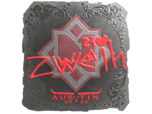 Foil Sticker - zweih (Foil) | Austin 2025