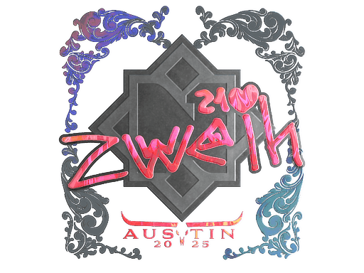 Holo Sticker - zweih (Holo) | Austin 2025