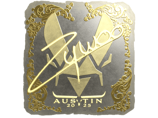 Gold Sticker - ZywOo (Gold) | Austin 2025