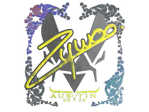 Holo Sticker - ZywOo (Holo) | Austin 2025