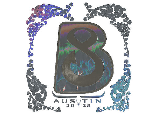 Holo Sticker - B8 (Holo) | Austin 2025