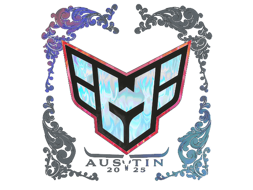 Holo Sticker - HEROIC (Holo) | Austin 2025