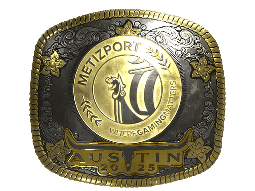 Gold Sticker - Metizport (Gold) | Austin 2025