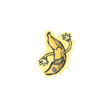 Sealed Graffiti | Banana