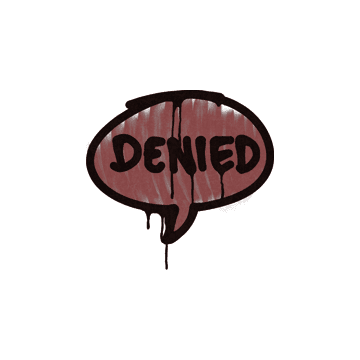 Sealed Graffiti | Denied (Brick Red)