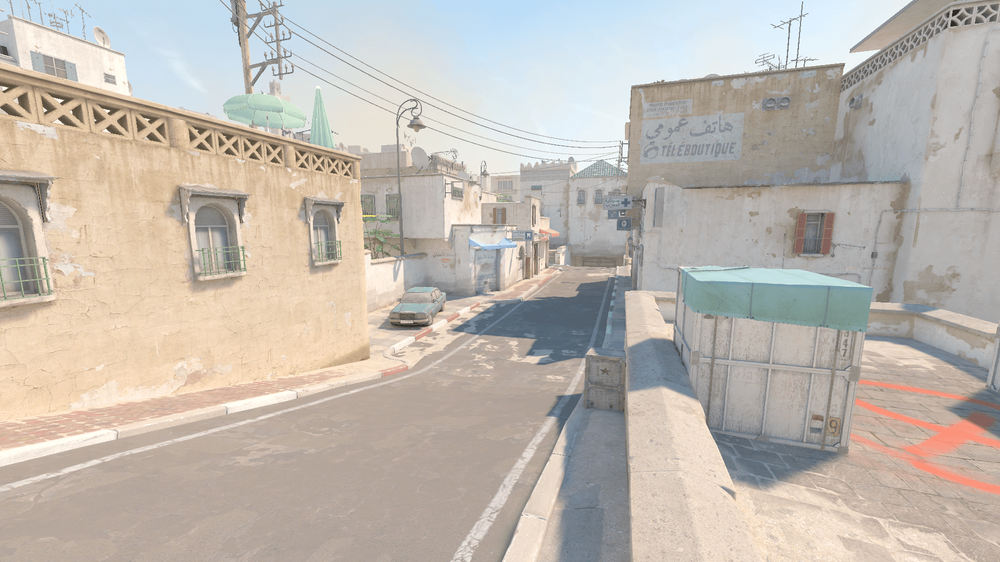 Dust II map example