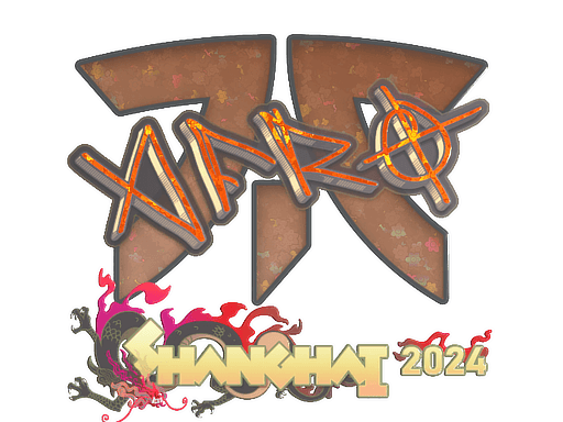 Glitter Sticker - afro (Glitter) | Shanghai 2024