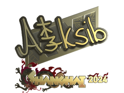 Gold Sticker - Aleksib (Gold) | Shanghai 2024