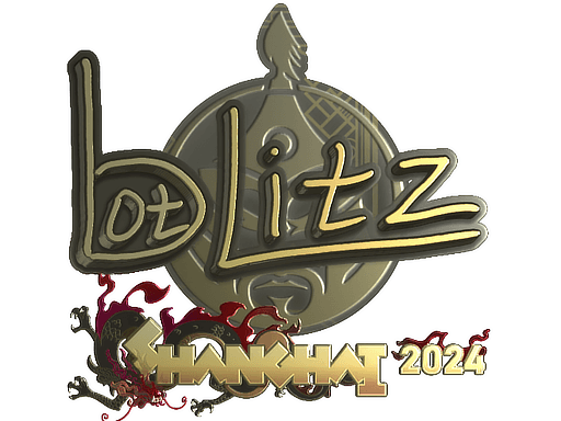 Gold Sticker - bLitz (Gold) | Shanghai 2024