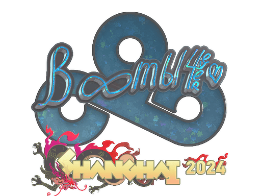 Glitter Sticker - Boombl4 (Glitter) | Shanghai 2024