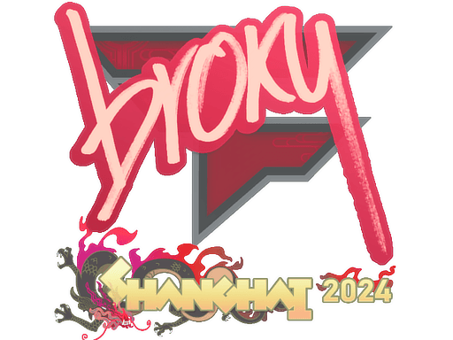 Sticker - broky | Shanghai 2024