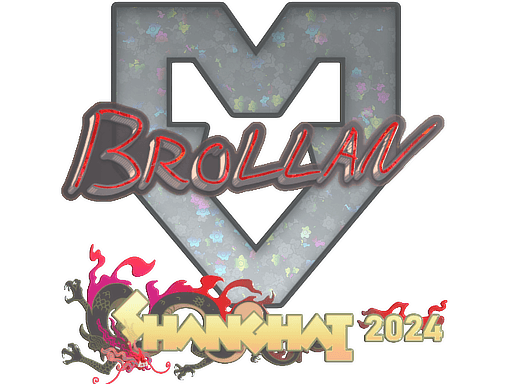 Glitter Sticker - Brollan (Glitter) | Shanghai 2024