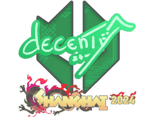 Sticker - decenty | Shanghai 2024