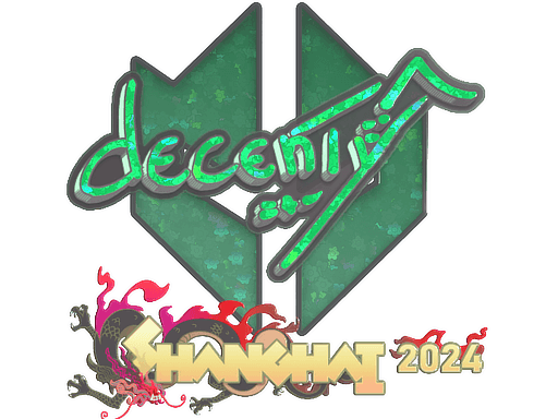 Glitter Sticker - decenty (Glitter) | Shanghai 2024