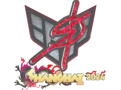 Glitter Sticker - degster (Glitter) | Shanghai 2024