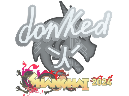 Sticker - donk | Shanghai 2024