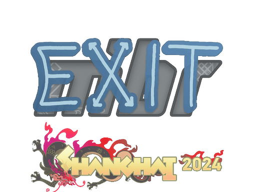 Sticker - exit | Shanghai 2024