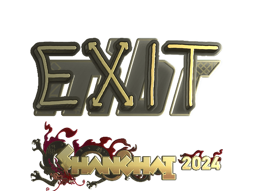 Gold Sticker - exit (Gold) | Shanghai 2024