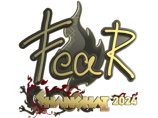 Gold Sticker - fEAR (Gold) | Shanghai 2024