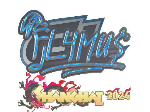 Glitter Sticker - FL4MUS (Glitter) | Shanghai 2024