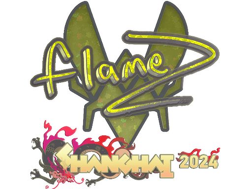 Glitter Sticker - FlameZ (Glitter) | Shanghai 2024