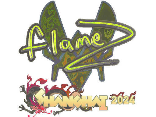 Holo Sticker - FlameZ (Holo) | Shanghai 2024