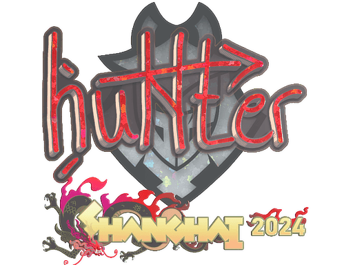 Glitter Sticker - huNter- (Glitter) | Shanghai 2024