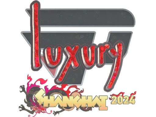 Glitter Sticker - lux (Glitter) | Shanghai 2024