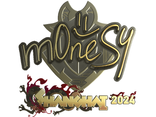 Gold Sticker - m0NESY (Gold) | Shanghai 2024