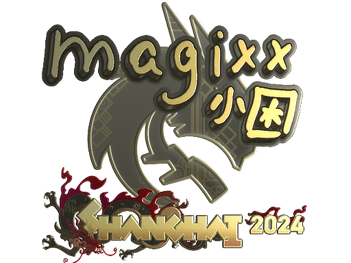 Gold Sticker - magixx (Gold) | Shanghai 2024