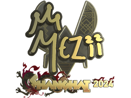 Gold Sticker - mezii (Gold) | Shanghai 2024