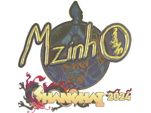 Holo Sticker - mzinho (Holo) | Shanghai 2024