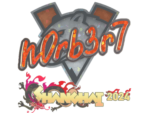 Glitter Sticker - n0rb3r7 (Glitter) | Shanghai 2024