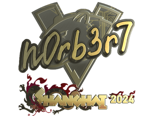 Gold Sticker - n0rb3r7 (Gold) | Shanghai 2024