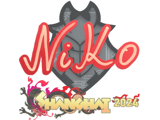 Sticker - NiKo | Shanghai 2024