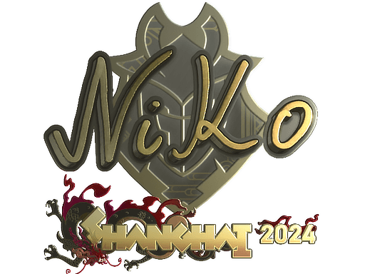 Gold Sticker - NiKo (Gold) | Shanghai 2024