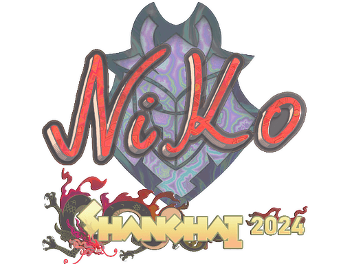 Holo Sticker - NiKo (Holo) | Shanghai 2024